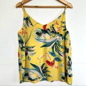 COTTON ON Floral Spaghetti Strap Tank Size M